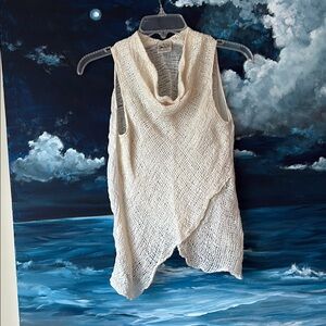 La Bottega di Brunella Sleeveless Ivory Top